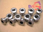 12pcs Titanium / Ti Bolt & Nut (8 Bolts & 4 Nuts) for Triple Crankset Chainring