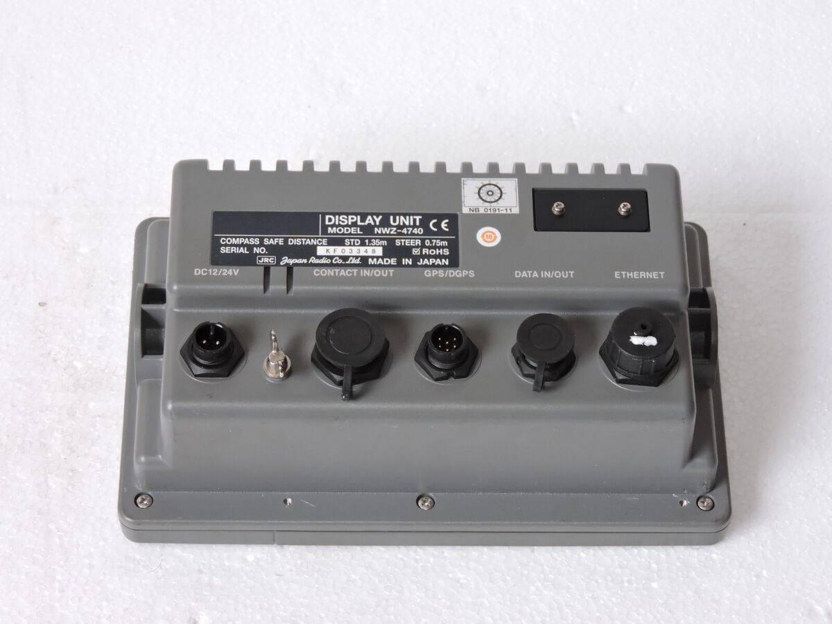 JRC NWZ-4740 Display Unit GPS Navigator & JLR-4341 224 DGPS JRC NWZ-4740 Display Unit GPS Navigator & JLR-4341 224 DGPS