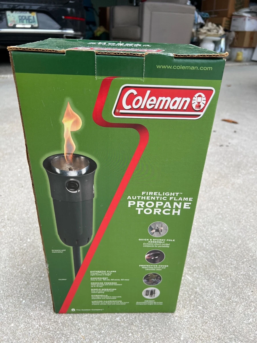 COLEMAN PROPANE FIRELIGHT TORCH CITRONELLA TIKI CAMPING FIRE