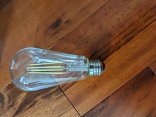 10 x Feit Electric Straight Filament 5000k LED vintage light bulbs