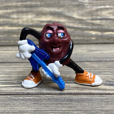 Vintage Applause 1988 California Raisin Blue Guitar Orange Shoes 