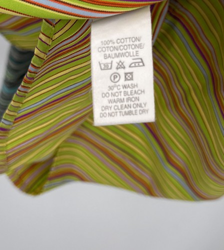 Paul Smith Mens Dress Shirt Size 16.5 42 Multicolor Striped French Cuff Formal - Picture 5 of 7