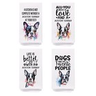 Boston Terrier Dog Kitchen Towels Set of 4 Boston Terrier Gifts for Women Bos.