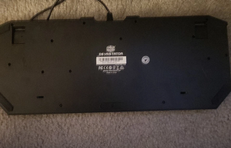 Cooler Master CMSTORM DEVASTATOR Blue LED Gaming Keyboard - Image 4 of 4