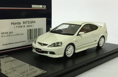 1 43 Hi Story Hs105wh Honda Integra Type R Dc5 Fl Champ White Resin Model Car Ebay