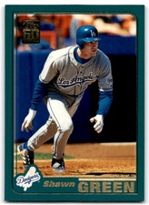 2001 TOPPS SHAWN GREEN LOS ANGELES DODGERS #20