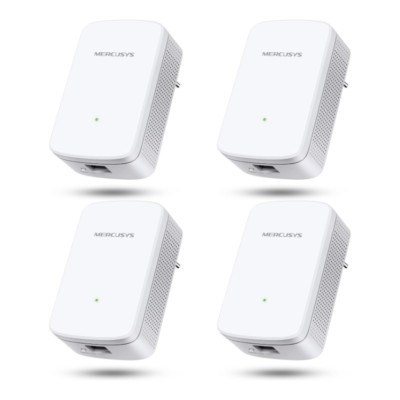 4ER MERCUSYS ME10 WLAN-Repeater Drahtloser Verstärker 300/Mbps Netzwerk-Extender