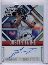 2014 Prizm Draft Picks Justin Twine Autogaph Silver Refractor Rookie RC auto 
