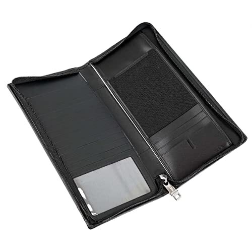 [Tumi] 119275DCH ZIP TRAVEL CASE Men's Passport Case BLK CHROME Black