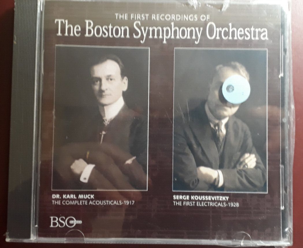 BOSTON SYMPHONY ORCH:MUCK 1917, KOUSSEVITZKY 1928* CD BRAND NEW SEALED SIGILLATO