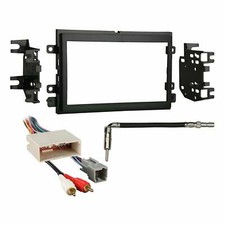 Double DIN Radio Dash Stereo Dash Kit compatible with 04-15 Ford F-150 With Wire