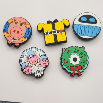 5pc Disney Pixar Shoe Charm Set. These are compatible with Crocs