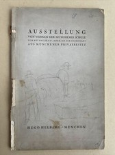 Katalog Austellung Werken Münchener Schule Hugo Helbing 1927