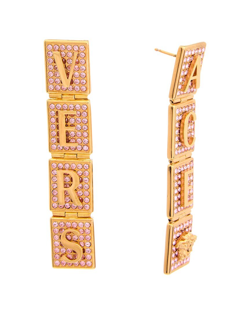 Металлические серьги Versace Tiles Женские золотые 106590₽