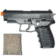 HFC Spring Airsoft Gun Pistol for Kids - 6mm 1000 BBs Ammo 15 Rds High Quality