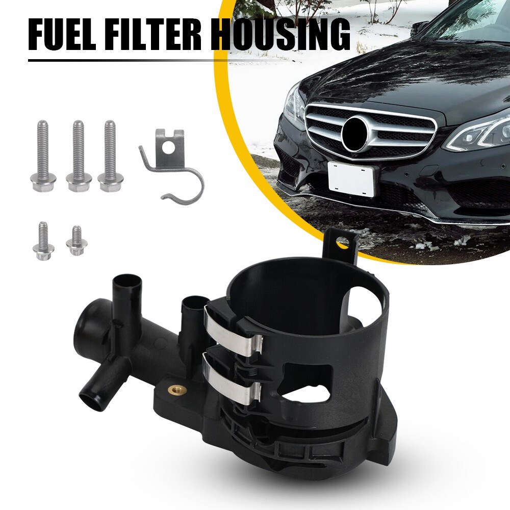 2x Water Outlet Fuel Filter Housing A6512006000 For MercedesBenz OM651