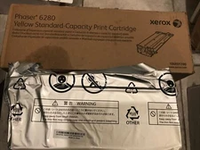 Genuine Xerox 106R01390 Yellow  Toner Cartridge Phaser 6280 Seals Open Box