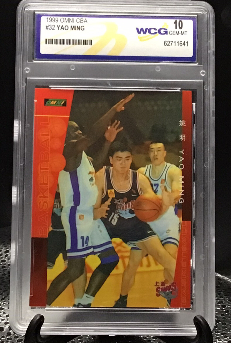 Yao Ming 1999 OMNI CBA #32 WCG 10 Graded Gem-Mint Rookie Card RC