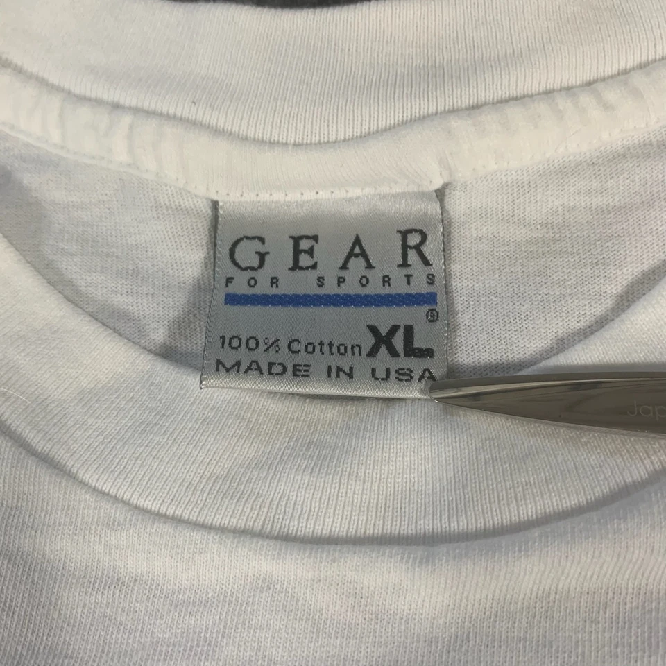 Camiseta De Colección Equipo Para Deportes Para Hombres XL Blanca Academia de la Fuerza Aérea 2001 EE. UU. Y2K Retro Foto 3 de 4