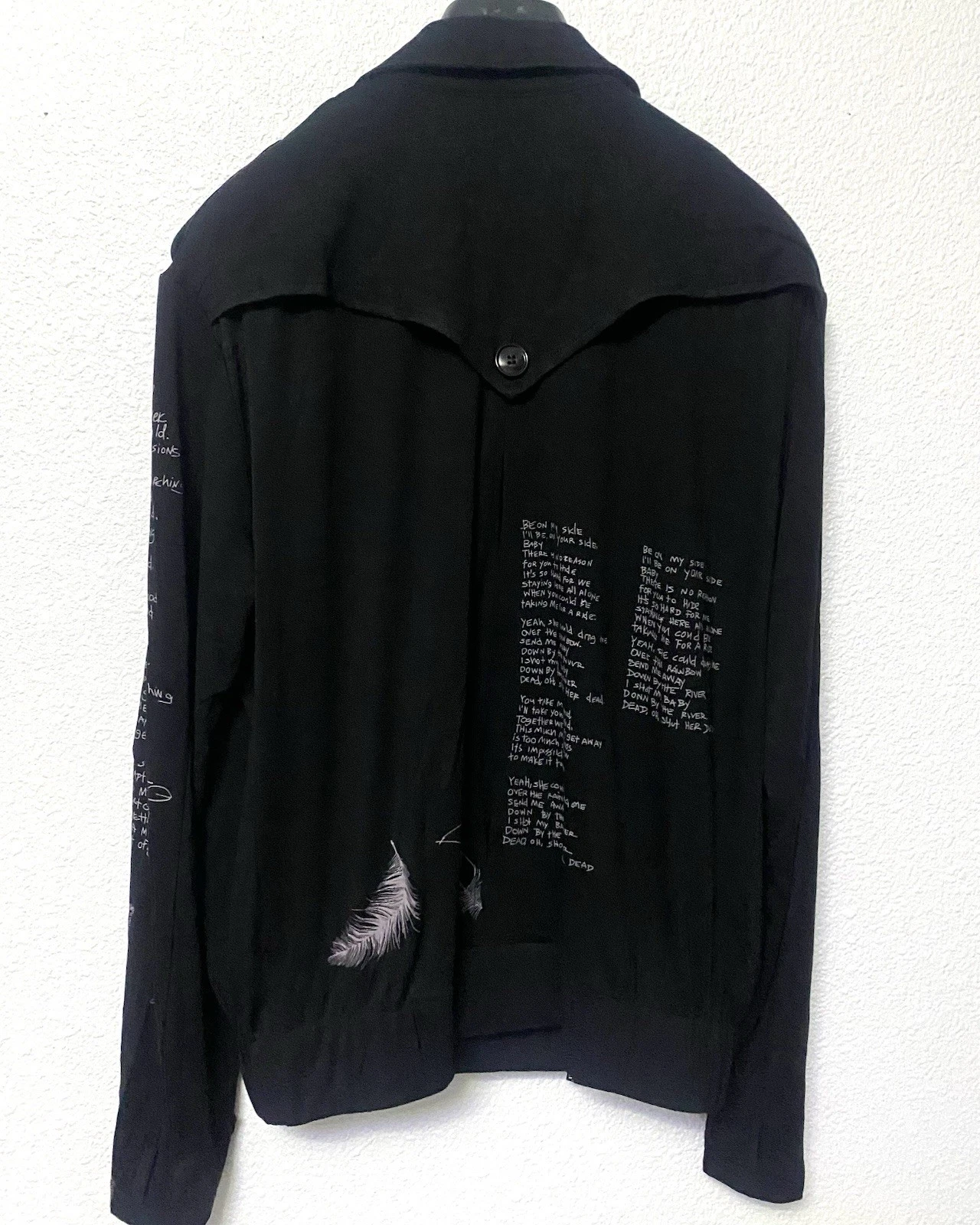 Number (N)ine Takahiro Miyashita Black Biker Jacket L Zip/Button Pockets - product detail image 7