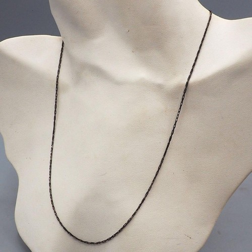 Argent Sterling .925 Corde Strand Collier Mode - Photo 1 sur 2