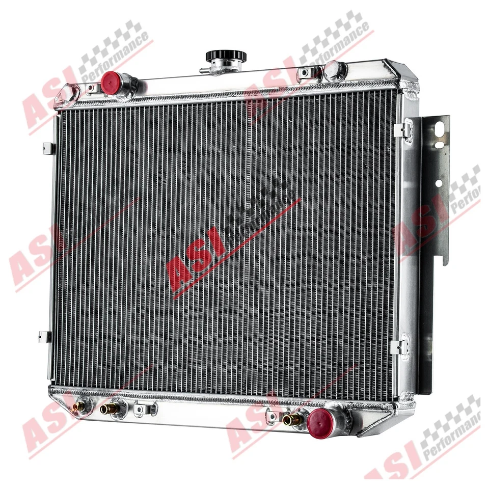 Radiador de 4 filas para Dodge B150 B250 B350 1984-85 1999-03 Ram 1500 2500 3500 AT Foto 4 de 4