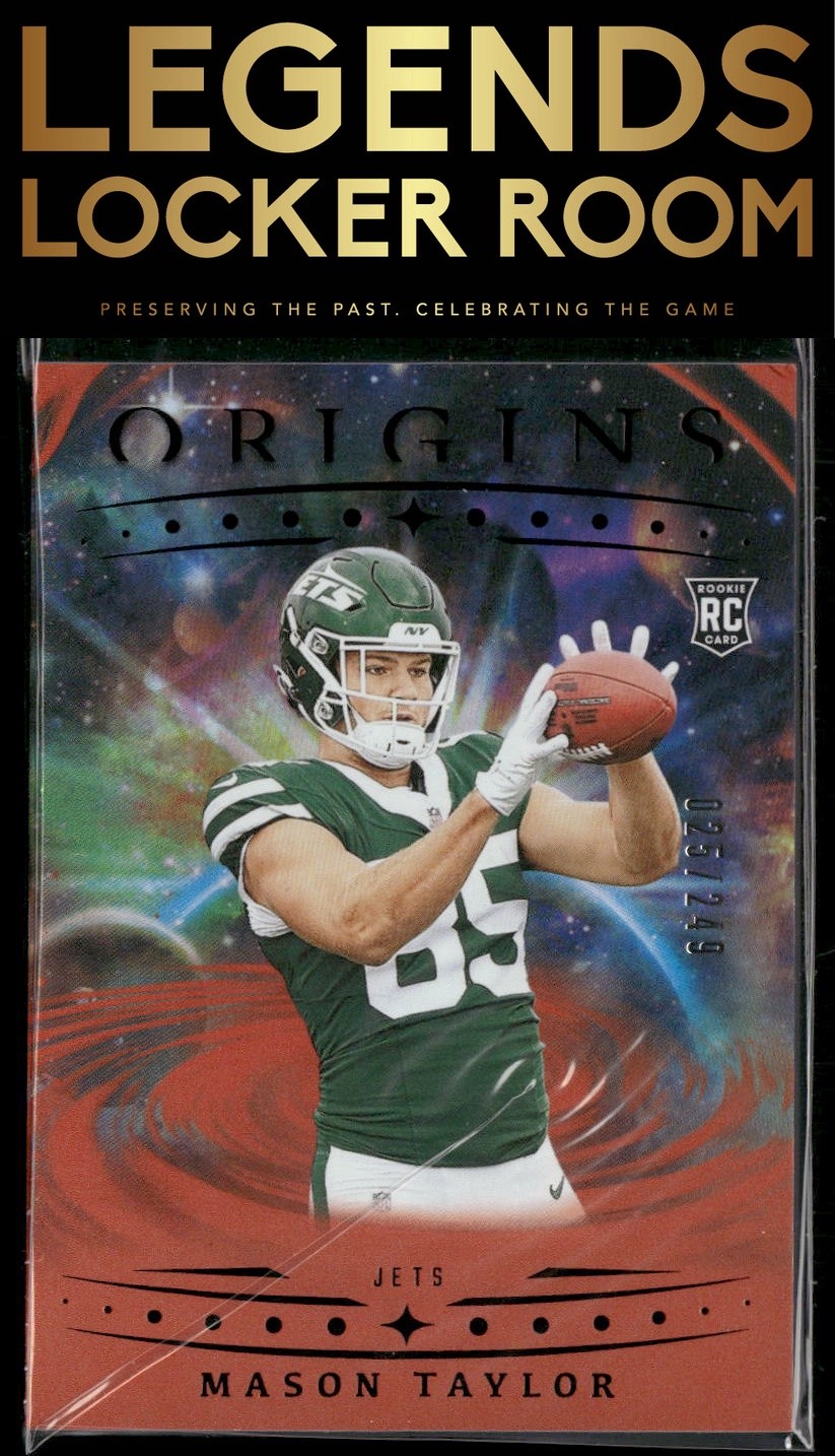 2025 Panini Origins #109 Mason Taylor Holo Orange #/249