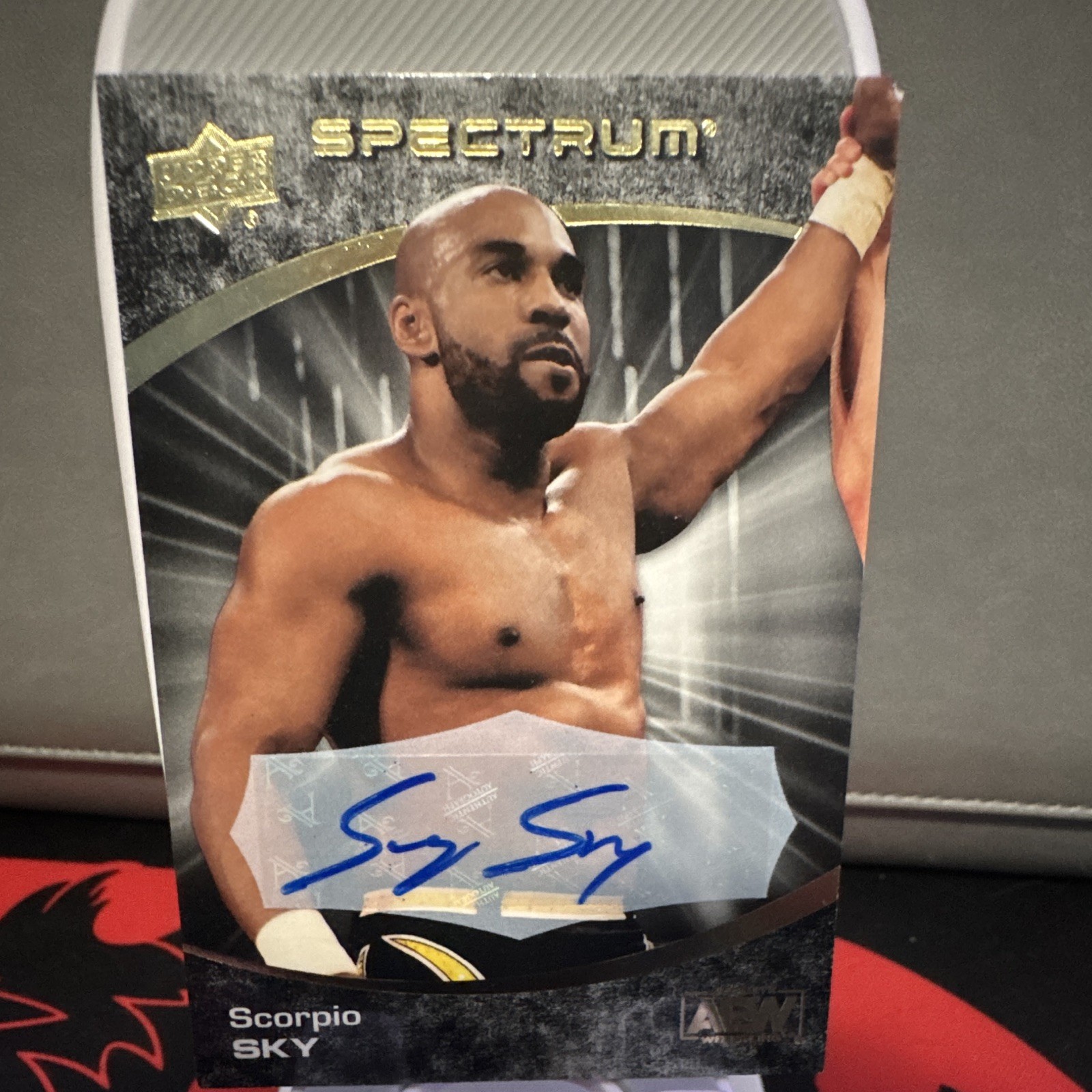 Upper Deck 2021 AEW Spectrum Scorpio Sky #74 Autograph Auto /25