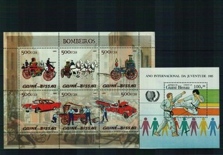 Guinea Bissau Briefmarken 1 Steckkarte postfrisch/gestempelt