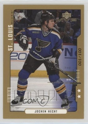 2000-01 Upper Deck MVP Second Star 1/100 Jochen Hecht #155 0o5t