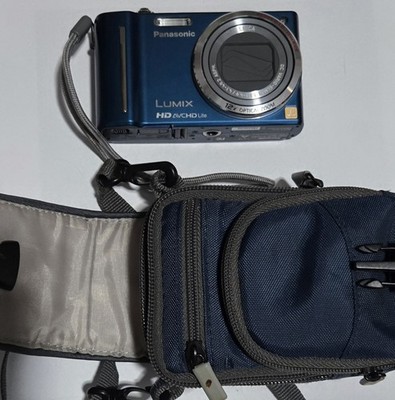 Panasonic LUMIX DMC-ZS7 Blue Compact Digital Camera 12.1MP 12x GPS HD 3''