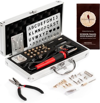Premium Wood Burning Kit 43PCS, Adjustable Temperature Pen With 36 Tips & ......
