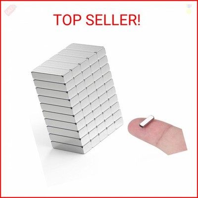 rhinocats 100Pcs Small Strong Magnets, Powerful Mini Magnets ，Tiny Rectangular M