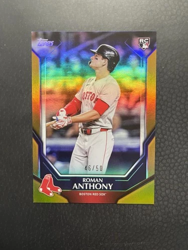 Roman Anthony RC Gold Foil /50 2026 Topps Exclusive Collectors Tool Kit
