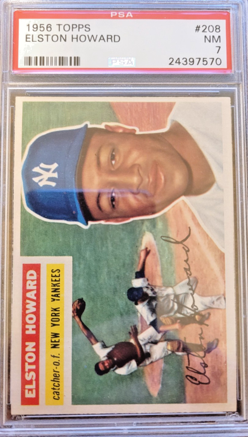 1956 Topps - Elston Howard #208 PSA 7 NM