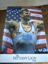 New In Box David Taylor AUTOGRAPHED Penn State Wrestling Bobblehead