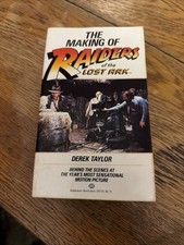 The Making of Raiders of the Lost Ark by Derek Taylor 1981 Paperback Book 1st