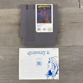 Nintendo NES Gauntlet II 2 w/ Instruction Manual Booklet Tested Works