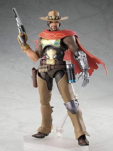 figma Overwatch McCree Cole Cassidy Non-scale ABS PVC Action Figure GoodSmile - Picture 2 of 7