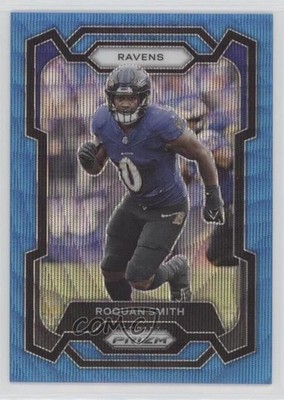 2023 Panini Prizm Blue Wave Prizm 128/199 Roquan Smith #21 1c35