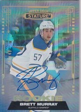 2021-22 Upper Deck Stature Photo Variant Autographs #107 Brett Murray  RC