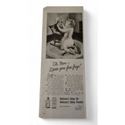 1946 Johnson’s Baby Print Ad Mom Baby Role Reverse Surreal Face Froze Ephemera — photo 3