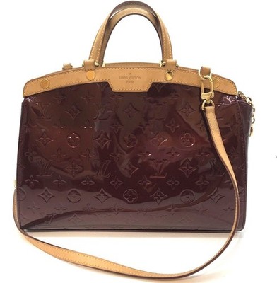 Louis Vuitton Monogram Vernis Brea MM Hand bag Shoulder Leather