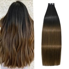 WindTouch Tape In Hair Extensions 22Inch 20pcs 50g Natural Black to Chocolate