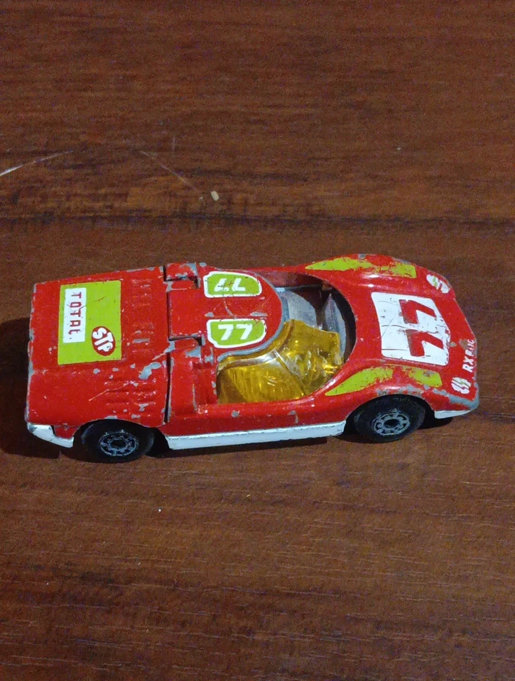 LESNEY MATCHBOX SUPERFAST NO. DE COLECCIÓN 66 MAZDA RX 500, ¡Piezas dañadas o reparación! Foto 2 de 4