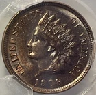 1908 1C Indian Head Cent (Brilliant Uncirculated, Gem)