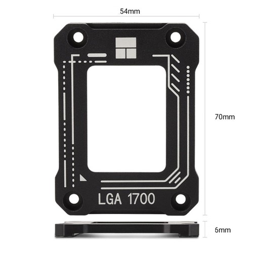 Durable CPU Bend Corrector Contact Frame For LGA 1700 Retrofit Kit 13TH GEN - Photo 2/6