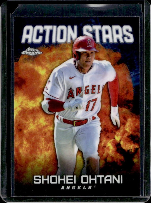 2023 Topps Chrome Update Shohei Ohtani Action Stars #ASC-4 Angels