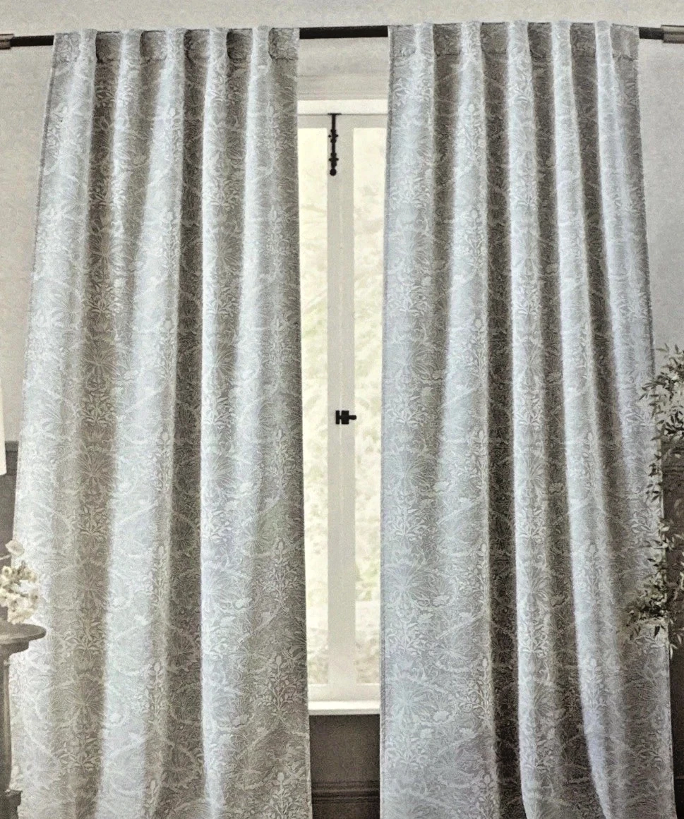 Morris & Co Woodland Weeds Window Curtains Set of 4 Panels 36” x 96” Lined New
Opens in a new window