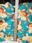 Jones New York Sport Pants Sz 8 Blue Floral Beige Red Stretch Pockets Cropped — photo 6